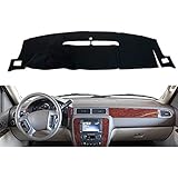 Dashboard Cover For Chevy Suburban/Tahoe, GMC Yukon (2007-2014) - Premium Brown Carpet, Custom Fit, Sun Protection