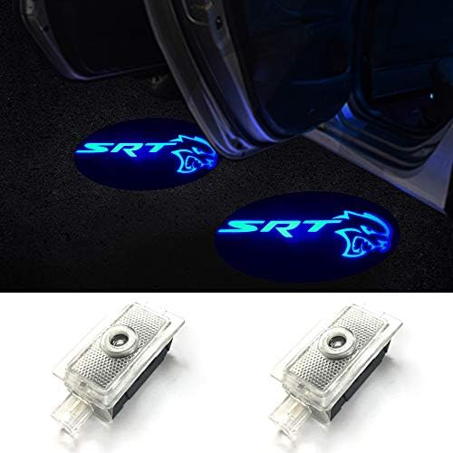 Car LED Logo Light Dodge Projector Ghost Shadow Charger 2 Pack for Dodge Charger SRT Hellcat GT R/T Daytona Scat Pack-No14