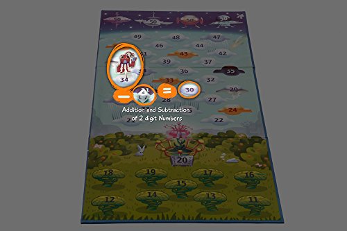 Logic Roots Cloud Hoppers Addition and Subtraction Board Game For Kids Stem Toy Math Resource