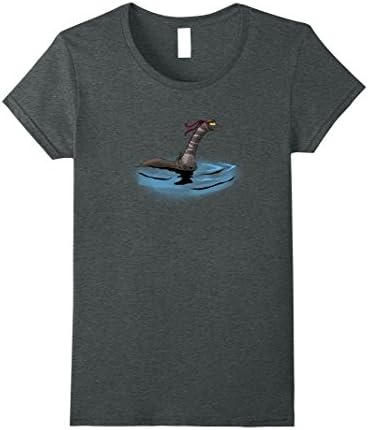Womens Loch Ness Ninja | Nessie | Funny Geeky Shirt Large Dark Heather