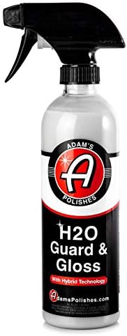 Adam’s H2O Guard & Gloss - Revolutionary Hybrid Top Coat Technology Combines Silica Sealant, Polish Wax, and Quick Detailer Technology - Seals, Shines, and Protects All Exterior Surfaces