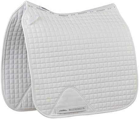 WeatherBeeta Prime Dressage Saddle Pad, White, Full