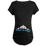 CafePress Peek a Boo Maternity T-Shirt Maternity Dark T-Shirt