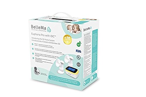 BelleMa Euphoria Pro Double Electric Breast Pumps, With IDC technology, Patented/Hospital Grade Closed System, Touch Screen Cordless (Euphoria) - Thumbnail 3
