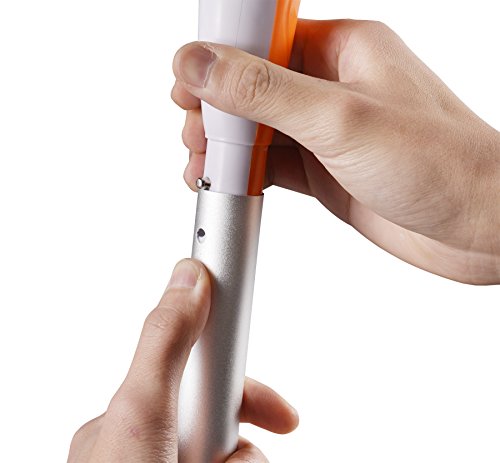 Armati 2-Speed-Mode Microfiber Auto Mop - One Key Control 360°Rotating Mop Multi-function Household Detachable Cleaning Tools - for Polishing, Mopping, Sweeping - Orange - Thumbnail 4