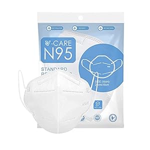 Verage Polypropylene Mask (White, Without Valve, 10 Pieces) for Unisex