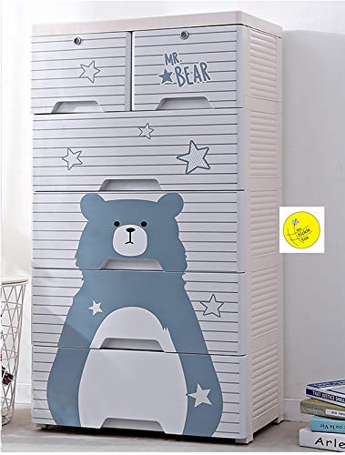 Thetickletoe Fiber Chest Of Drawer Storage Cabinet Clothes