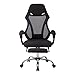 BestMassage Recliner Office Chair Mesh High Back Office Task Computer Desk Chair with Footrest