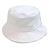 Decky Cotton Unstructured Polo Style Bucket Hat Small/Medium White