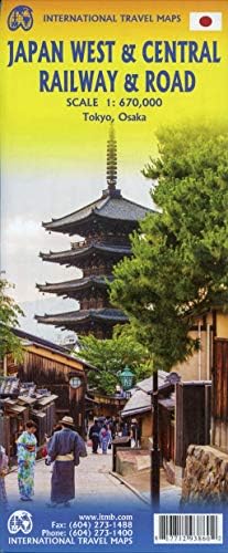 Japan West & Central railways & roads
