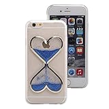 UCLL Iphone 5/5S/SE Case,Time hourglass Design Case for Iphone 5/5S/SE with a Screen Protector (Blue)