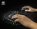 AULA One Handed Gaming Keyboard, RGB LED Backlist Mechanical Keyboard with Removable Hand Rest for PC Gamer & Typingthumb 4