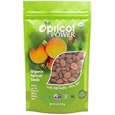 Organic Bitter Raw Apricot Seeds - Raw, Bitter, Vegan, Gluten-free, GMO-free 8 oz