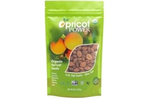 Organic Bitter Raw Apricot Seeds - Raw, Bitter, Vegan, Gluten-free, GMO-free 8 oz