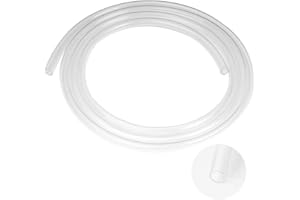 Eoiips PVC Vinyl Tubing, 1/8" ID x 3/16" OD Plastic Industrial Grade Lightweight Clear Hybrid PVC Hose Tube BPA Free Air Hose Line, 5FT