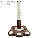 PARTYSAVING PET Palace Cat Claw Scratching Sisal Post for Kittens and Cats with Toy Mouse (19-inch), APL1345