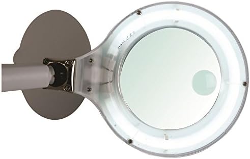 Velleman VTLAMP10 Desk Lamp with Magnifying Glass, White, 12 W, Small to Medium - Image 3