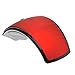 Foxnovo 2.4GHz Wireless Folding Foldable Arc Optical Mouse with USB Receiver for PC Laptop MacBook (Red)