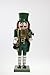 Traditional Wooden Collectible Leprechaun Decorative Nutcracker, Festive Christmas Décor, 14 Inch Tall Perfect for Shelves and Tables, 100% Wood