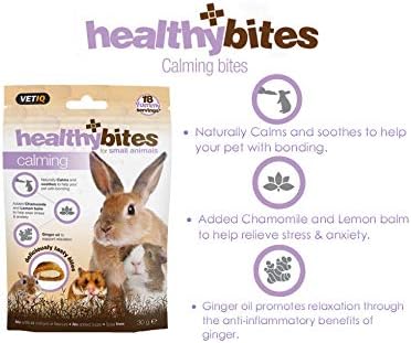 VETIQ Healthy Bites Serene Calming Treats for Small Animals With Chamomile & Lemon Balm to Help Ease Stress & Anxiety & Ginger Oil to Support Relaxation - Image 3