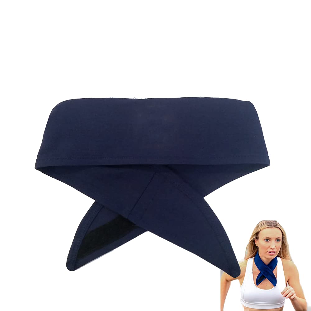 Tie Chilly Ice Cool Neck Cooler Bandana, with 2 Smartice® Cooling Strips, enabling prolonged cool comfort at home, work or play.
