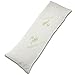 1790 Bamboo Body Pillow with Precision Cut Memory Foam - The Best Hypoallergenic Down Alternative for Whole Body Contoured Support - Perfect for Comfort During Pregnancy - Plush Relaxation