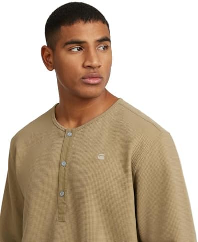 Herren Structured Tweeter Granddad T-Shirt