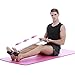 COVVY Elastic Sit Up Pull Rope Spring Tension Foot Pedal Abdomen Leg Exerciser Tummy Trimmer Equipment Bodybuilding Home Gym Arm Waist Sport Fitness Stretching Slimming Training