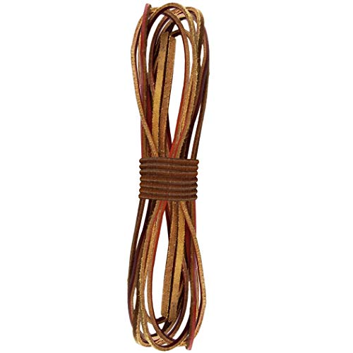 SafetyCare Genuine Leather Boot & Shoe Laces - Tan - Thumbnail 6