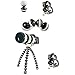 DAISEN Octopus Camera Holder and Phone Tripod for iPhone/Universal Smartphone, White (4326573160)