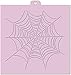 Cookie Stencil Set for Halloween, 6 pcs. bat, Spider Web, Skeleton, Pumpkin, Witch, cat, Raven