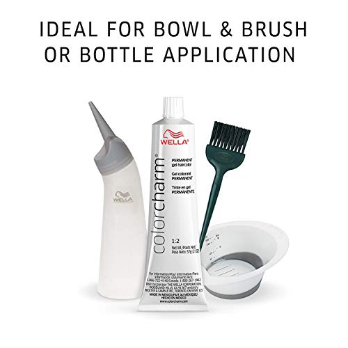 Wella Color Charm Permanent Gel Hair Color For Gray Coverage 5bc Fudge