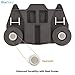 BlueStars 2 Packs W10195417 Dishwasher Lower DishRack Wheel with 𝐒𝐓𝐄𝐄𝐋 𝐒𝐜𝐫𝐞𝐰𝐬 - Fit Kenmore KitchenAid Whirlpool Dishwashers - Replaces AP6016764 PS11750057
