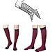 ACTINPUT Compression Socks (8 Pairs) for Women & Men - Best Medical,Running,Hiking,Recovery & Flight Socks (05-2Black/2Grey/2Green/2YellowL (US Women11-15.5/US Men10-13),