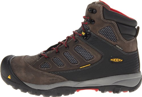 KEEN Utility Men's Tucson Mid Work Boot,Magnet/Chili Pepper, 11.5 D US - Thumbnail 5