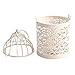 HOMEGOAL Decorative Candle Lanterns,Small Metal Birdcage Candle Holders,Hanging Tealight, Vintage Centerpieces for Wedding & Party