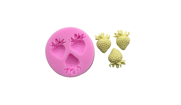 JUNGEN® Molde de Silicona de Forma de Fresa para Pastel ...