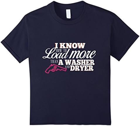 unisex-child I Know How To Load More Than A Washer And Dryer T-Shirt 12 Navy