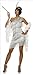 Dazzling Silver Flapper Women's Sexy Costume