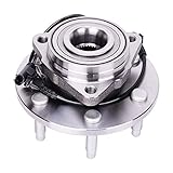 515096 Front Wheel Hub and Bearing Assembly for Chevrolet Silverado, Suburban, Tahoe, Avalanche, GMC Sierra,Yukon, Cadillac Escalade, ABS Sensor and 4x4 6 Lug