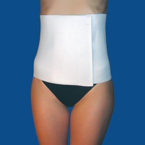 Postnatal Pregnancy Maternity Supportive Belt / Type 150 / Postpartum Postoperative Recovery Bandage / Baby Bump Tummy Belly Back Support Band / Wrap Slimming / Stomach Binder / Abdominal Girdle / Abdomen Supporting / Prevents strength marks / Perfect for New Mums / Made in Europe / White, Beige or Black (XS (Waist measurement 60cm - 70cm), White)