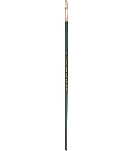 Silver Brush Limited Bristlon - Juego De 4 Pinceles Para Pintura Acrílica Y óleo - Mango Largo