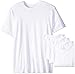 Hanes Ultimate Men's Big and Tall Control Crew Neck Undershirt-Multiple Packs Available, Assorted-4 Pack, Large