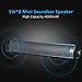 TV Sound Bar,VICOODA Portable Mini Soundbar for TV, Bluetooth Stereo Speakers USB Powered, 2.0 Chanel, 16 inchthumb 1