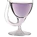 LOHOME 2 Pack Creative Vampire Filter Red Wine Glass, Clear Juice Cup, Goblet With Drinking Tube Straw High Gorosilicate Glass Wine Decanter (300ml/10oz) (2)