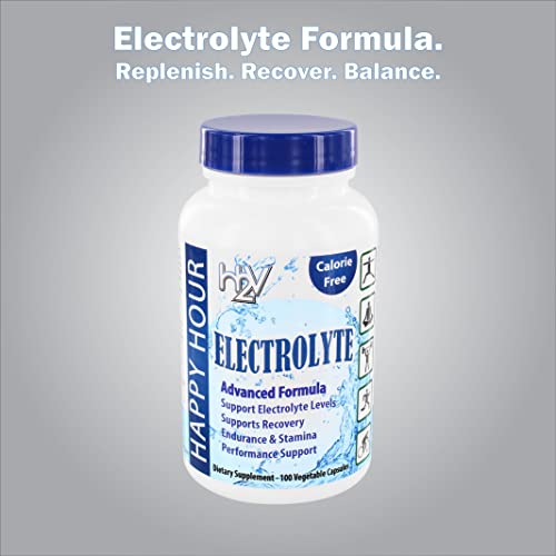 Electrolyte Pill 100 Pills Dehydration, Muscle Cramping, Performance, Keto & Rapid Recovery