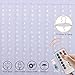 Curtain Lights, 8 Modes Fairy Lights String with Remote Controller, IP64 Waterproof, USB Plug in Twinkle Lights for Weddings, Parties, Backdrop, Wall Decorations, 300 Led（9.8x9.8Ft, White）