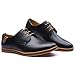 XMWEALTHY Men's Size Plus Dress Shoes Black US 12,EU size 47