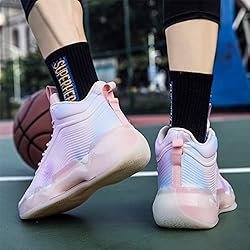 Angugu Mens Basketball Shoes Lightweight Breathable