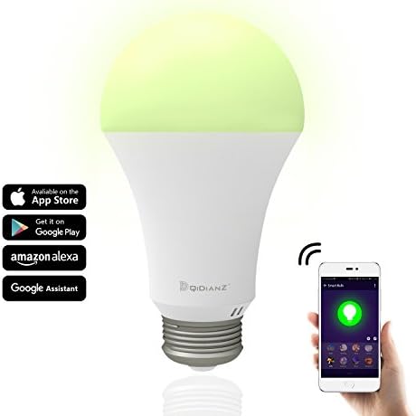 Smart light bulb,DQiDianZ Large wattage 10W WIFI Smart LED Light Bulb Works with GOOGLE HOME and AMAZON ALEXA iOS/Android APP